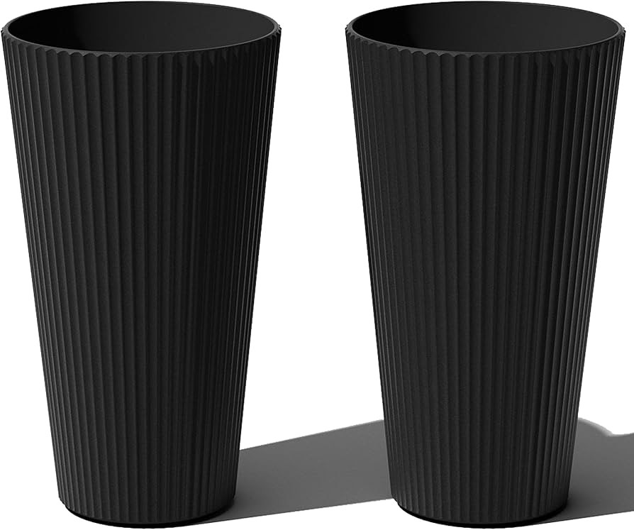 Veradek Demi Series Tall Planter for Porch, Patio, Backyard | Durable Plastic-Stone Composite Mat... | Amazon (US)