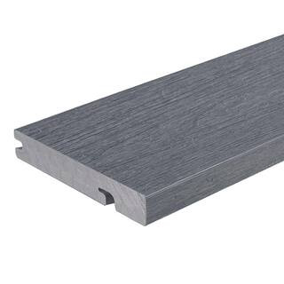 NewTechWood UltraShield Naturale Columbus 1 in. x 6 in. x 8 ft. Westminster Gray Hybrid Composite... | The Home Depot