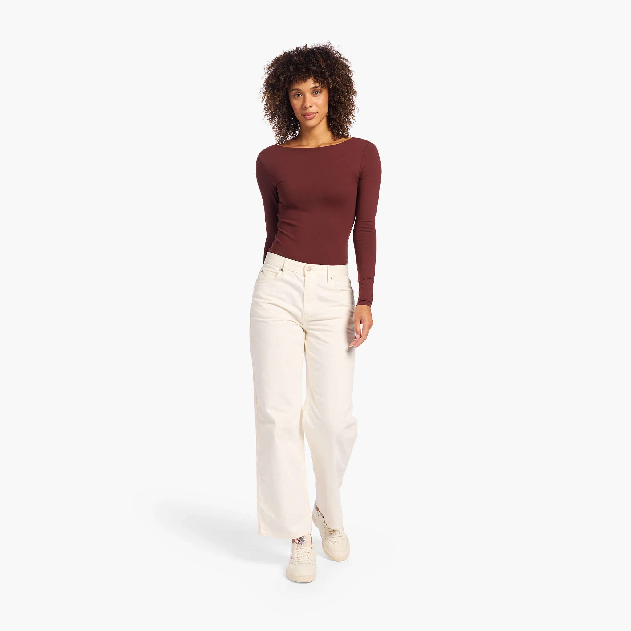 Open Back Bodysuit | Black Cherry | Nuuds US