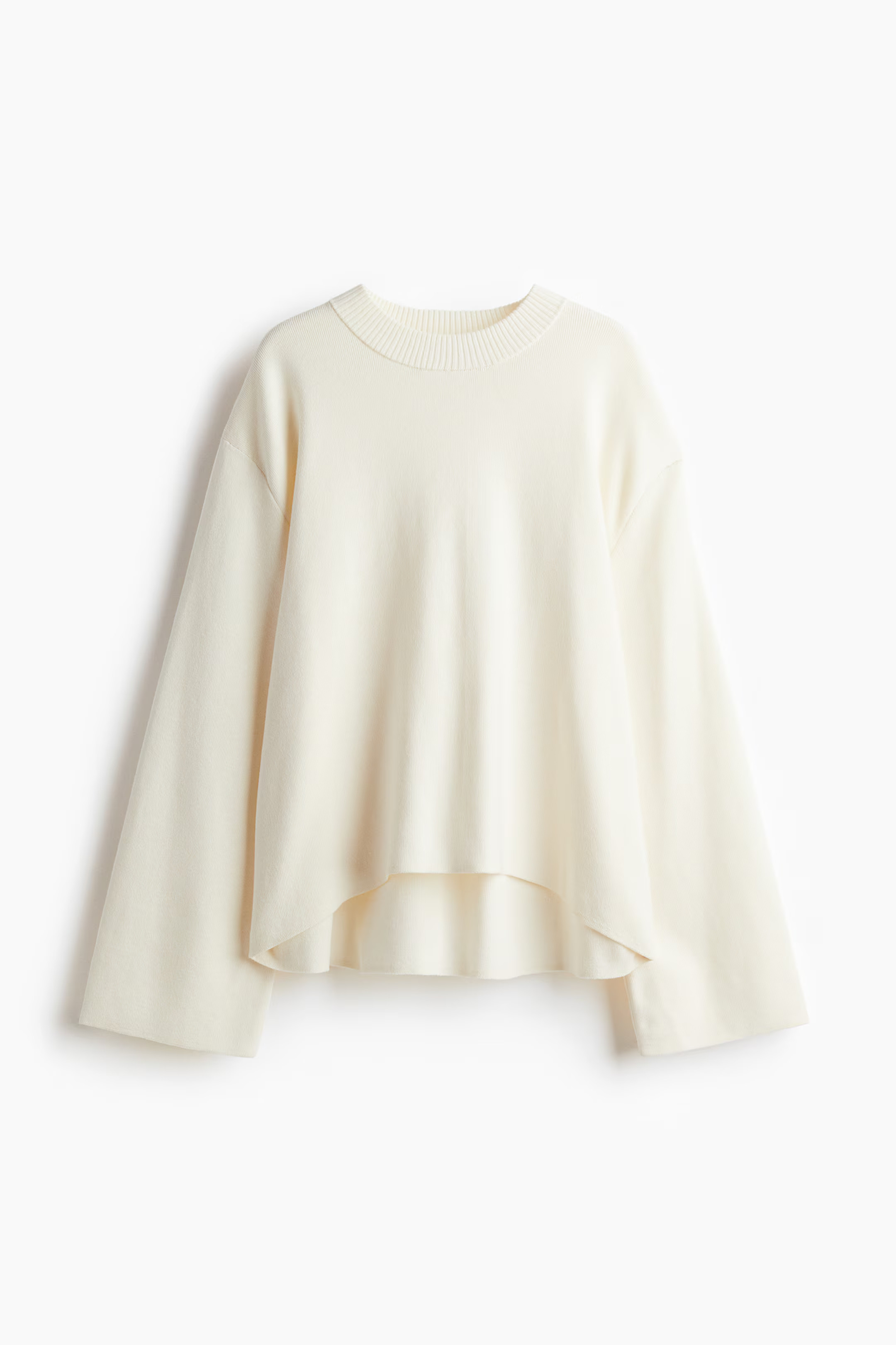 Oversized Curved-Hem Sweater | H&M (US + CA)
