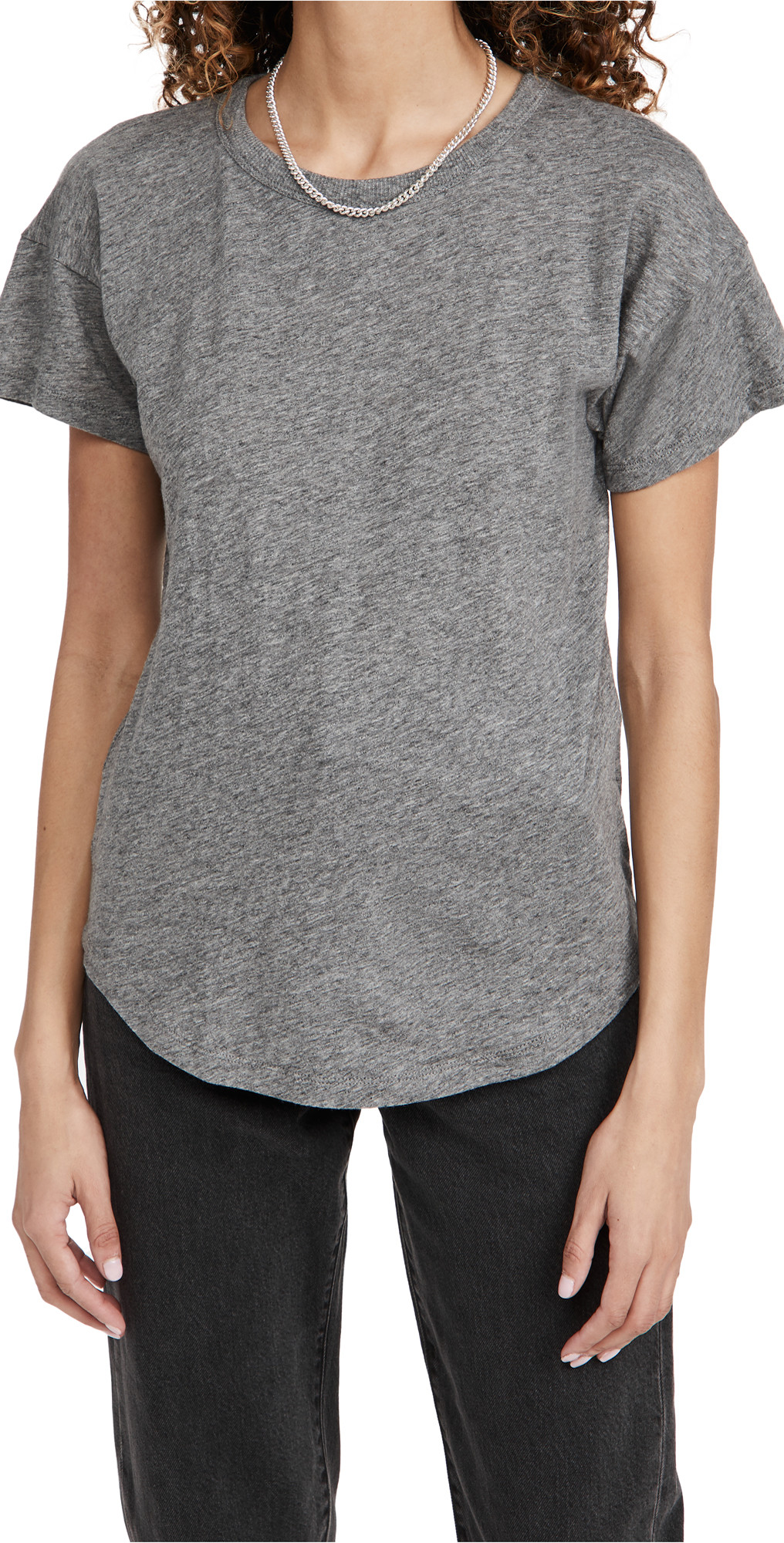 Whisper Cotton Rib Crewneck Tee | Shopbop