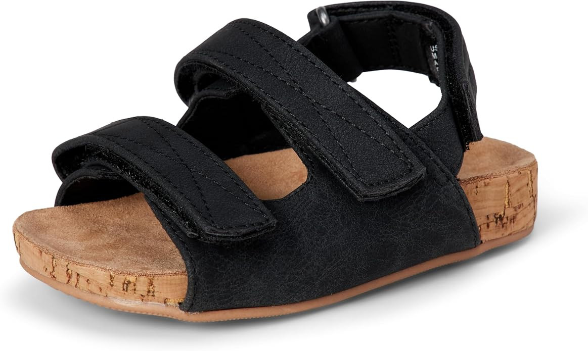 Amazon Essentials Boys and Toddlers' Velcro Cork Sandals | Amazon (US)