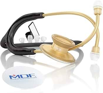 MDF Instruments, Acoustica Lightweight Stethoscope for Doctors, Nurses, Students, Home Health Use... | Amazon (US)