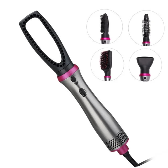 “Happyline”5 in 1 Multifunctional Detachable Spin Styler Hair Curler Dryer Hot Air Brush Comb... | Walmart (US)