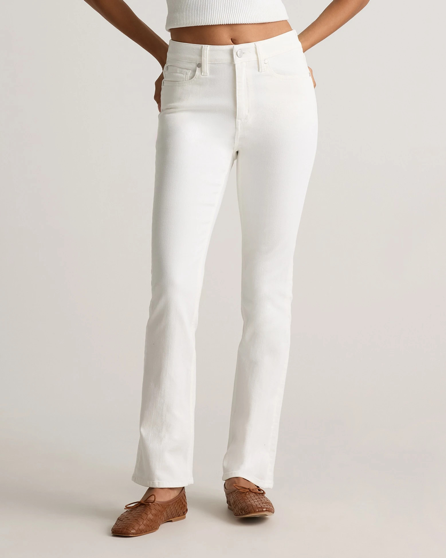 Bella Stretch Kick Flare Jeans | Quince