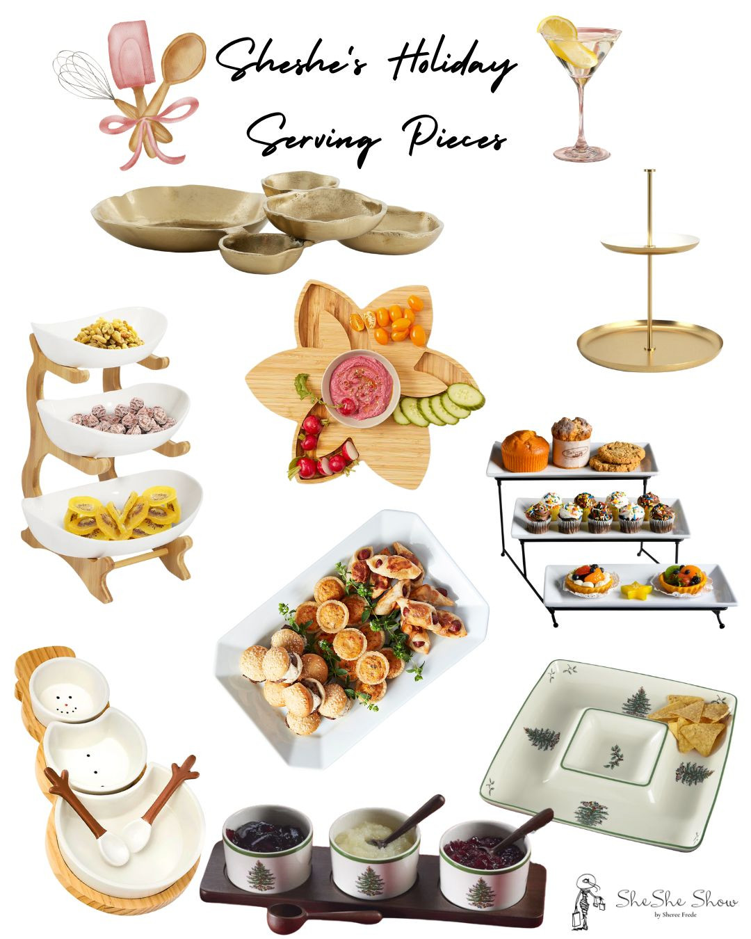  
Great serving pieces to show off your entertaining skills. 
Trays, platters, plates, serving boards, chip and dip, condiments, 
 

#LTKGiftGuide #LTKfoodie #LTKHoliday