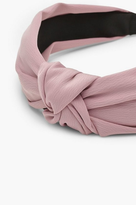 Satin Twist Knot Headband | Boohoo.com (US & CA)