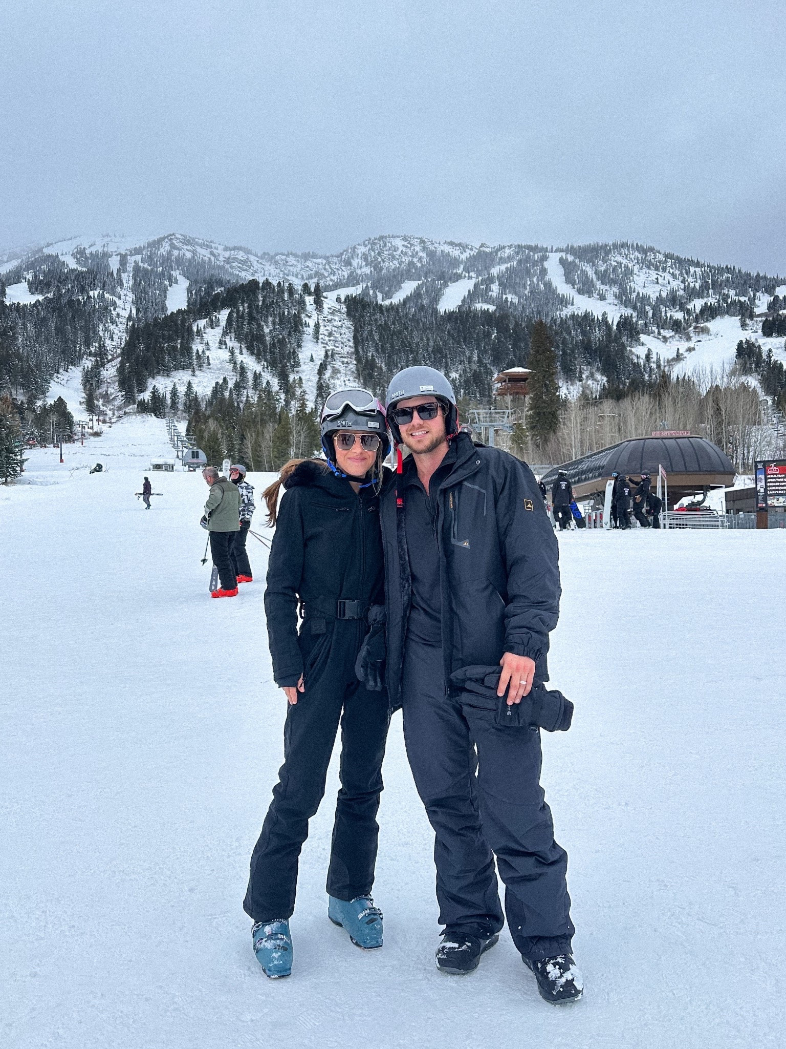 Jackson hole skiing outfit! Love this one piece for half the cost of others ❤️‍🔥 fit so well I tried many! Super warm and fit true to size! Snow 

#LTKgrwm #LTKootd #LTKTravel