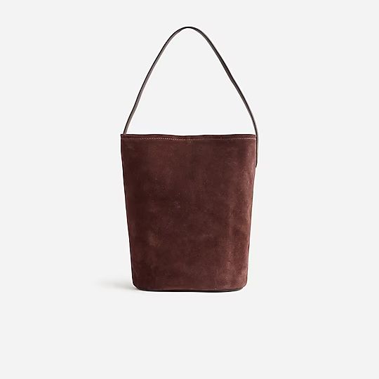 Berkeley bucket bag in leather and suede | J.Crew US