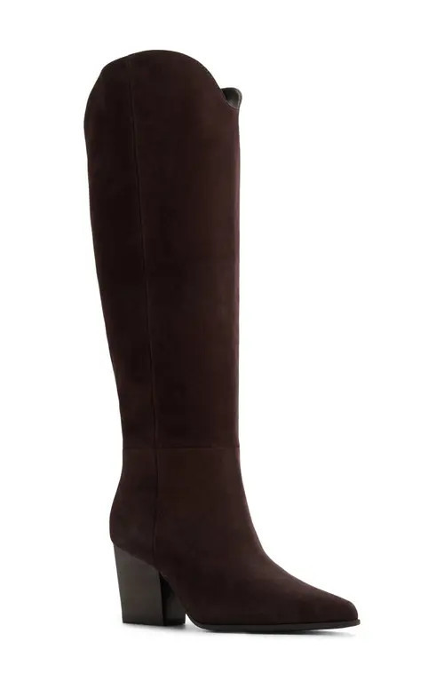 ALDO Kaely Knee High Boot in Dark Brown at Nordstrom, Size 11 | Nordstrom