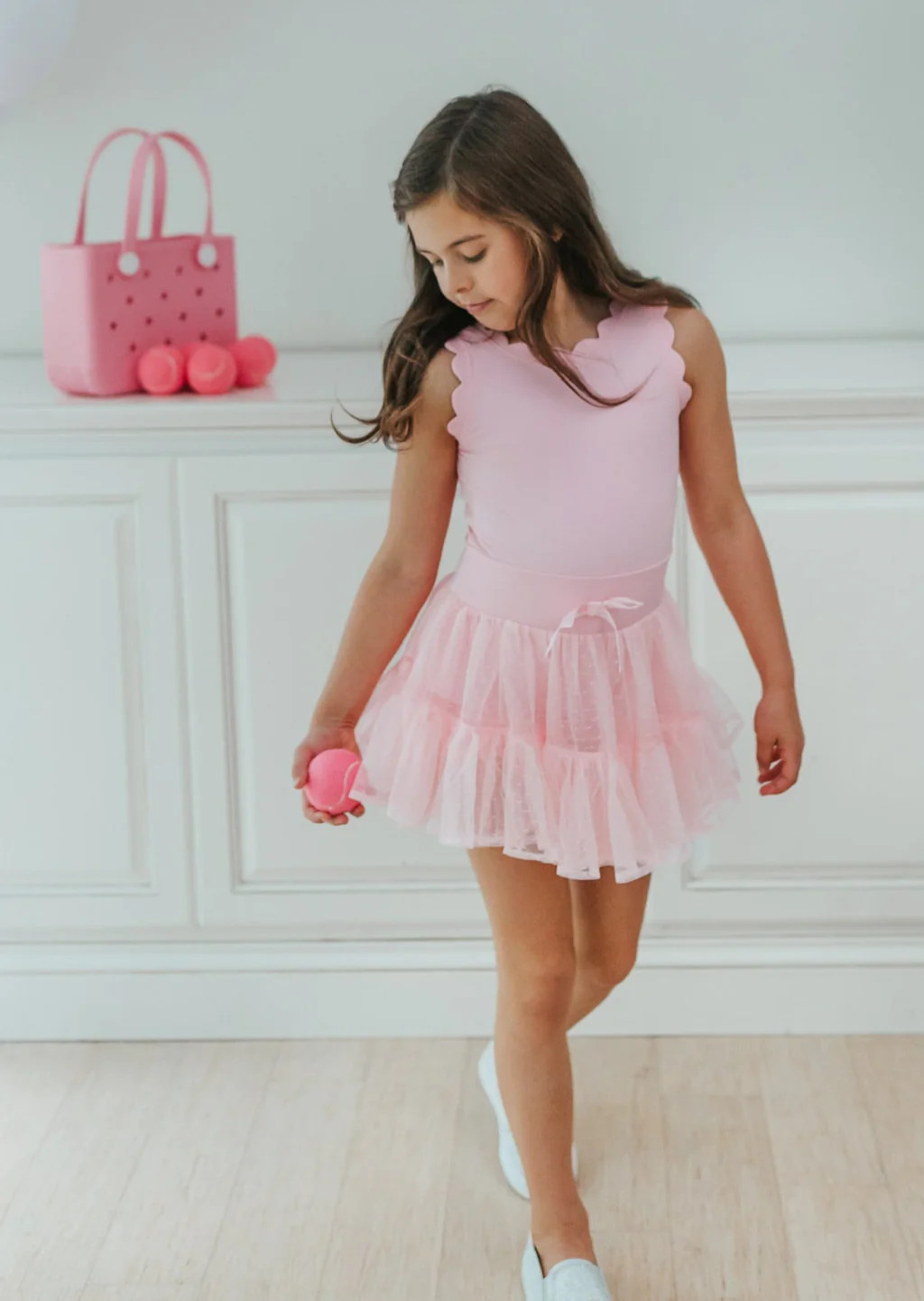 Ballet Pink Culver Athletic Dress | Love and Grow Clothing Co