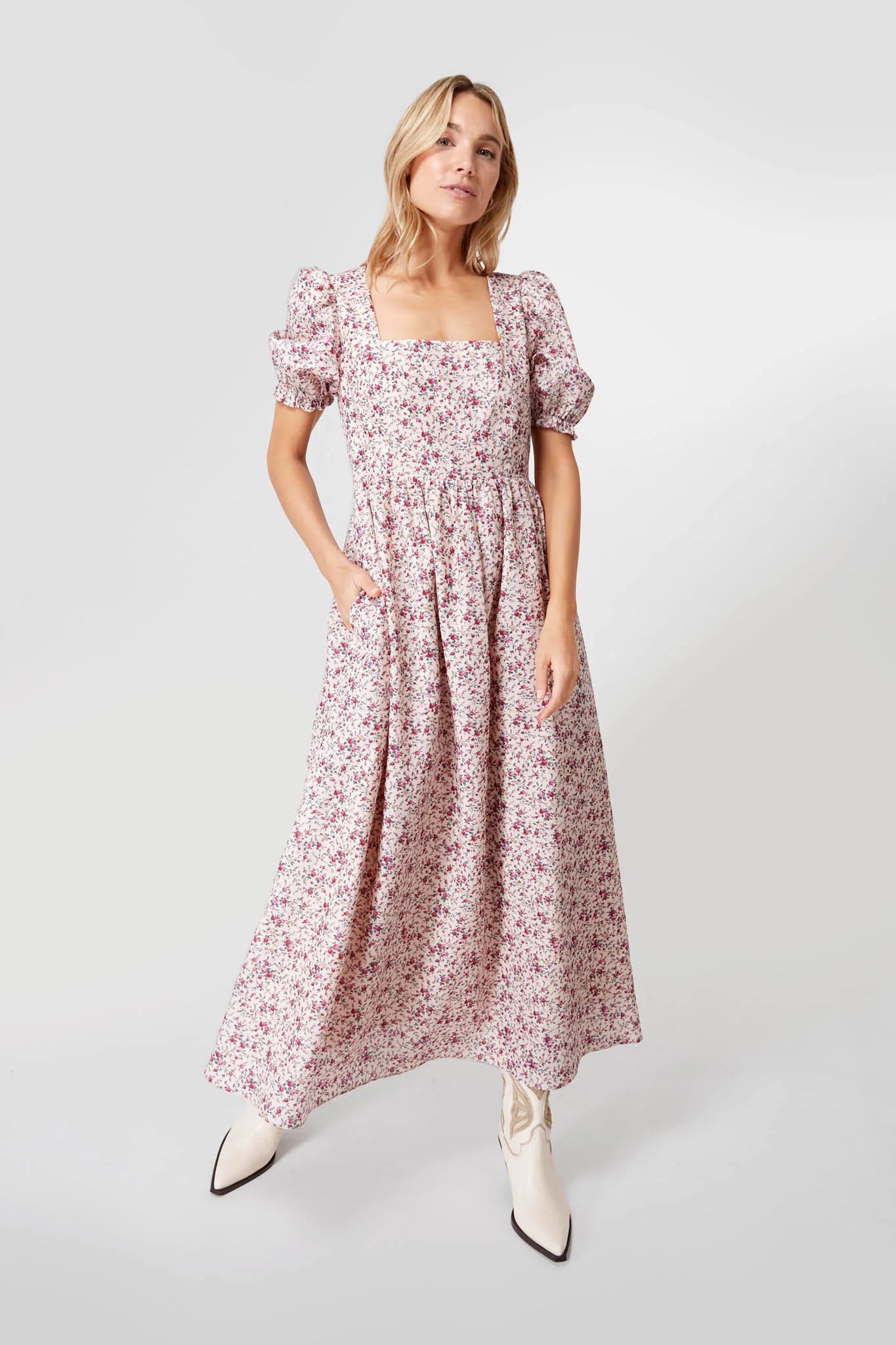 Pink Floral Isla Maxi Dress | Tuckernuck (US)