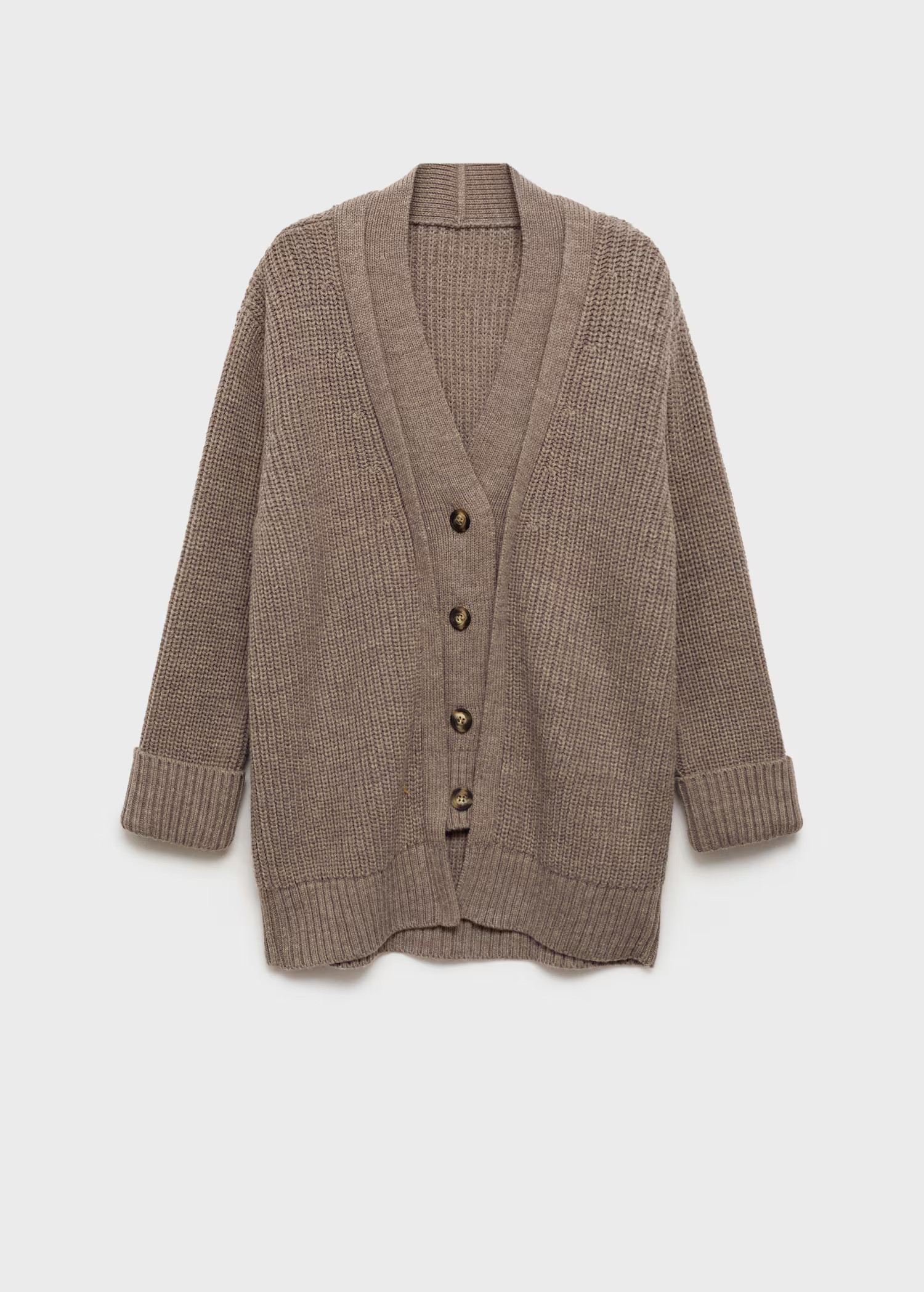 Oversized cardigan with buttons - Women | MANGO USA | Mango (US/MX/AU)