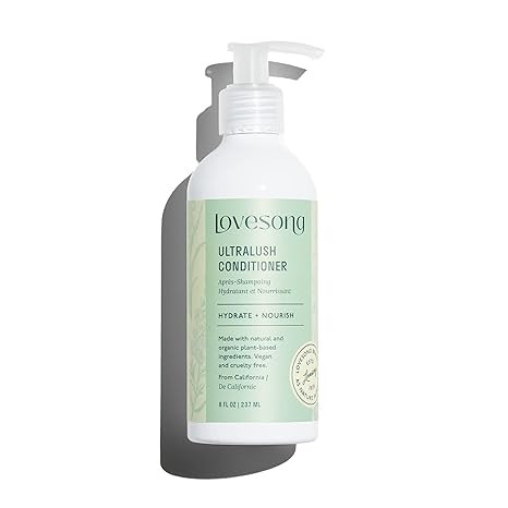 Lovesong Beauty Ultralush Conditioner. Natural, Vegan, Cruelty-Free. (8 FL OZ) | Amazon (US)