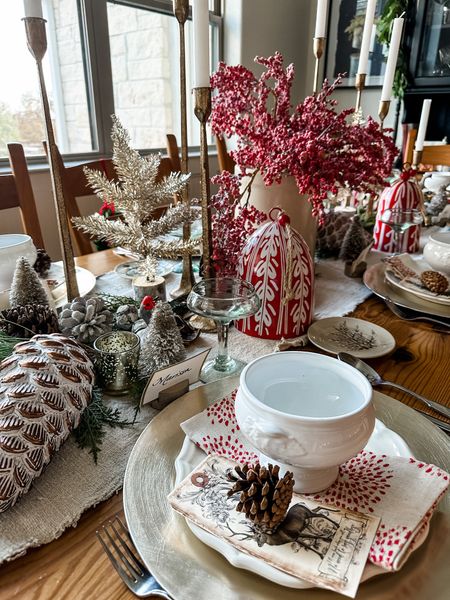 I love this whimsical table styling, perfect for the holidays.

#LTKHoliday #LTKSeasonal #LTKhome