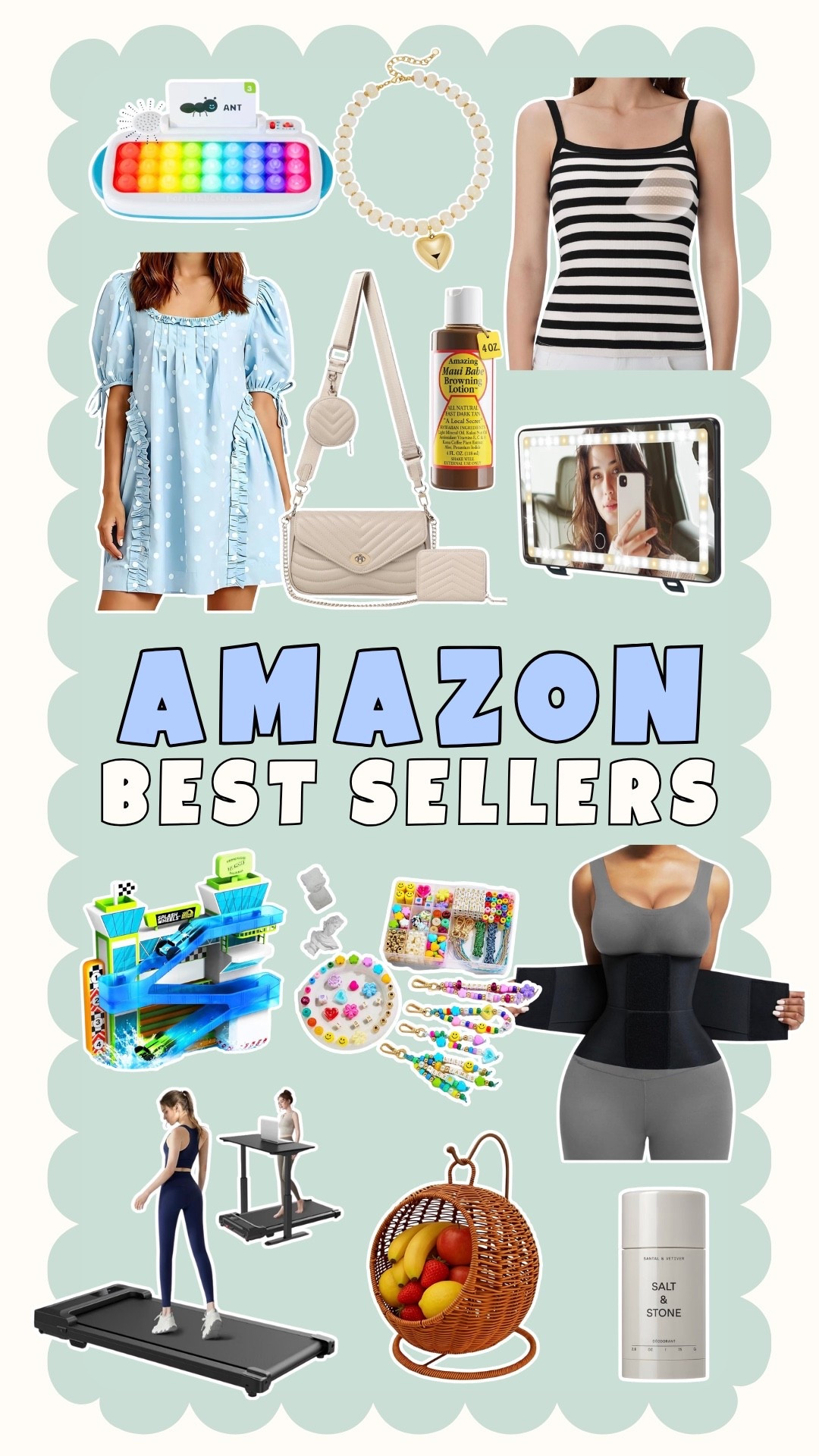 Amazon Best Sellers Last Week! 

#amazon #bestseller #family #home #favorite #tan #beauty #craft #activity #fitness #kids #keychain #bagcharm #dress #summer

#LTKKids #LTKmomlife #LTKootd