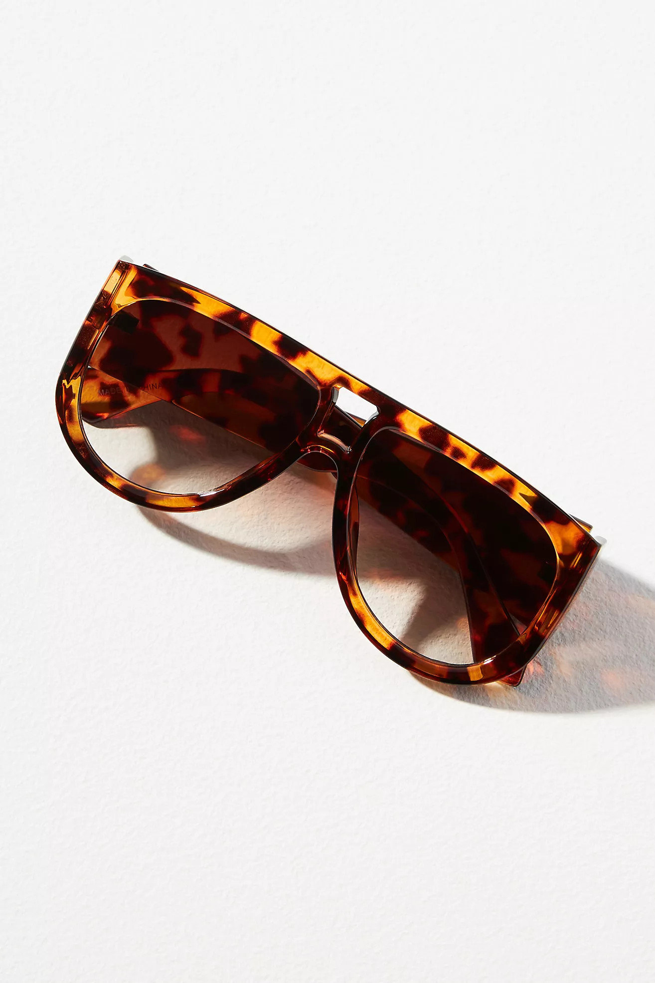 I-SEA Flat Top Fearless Sunglasses | Anthropologie (US)