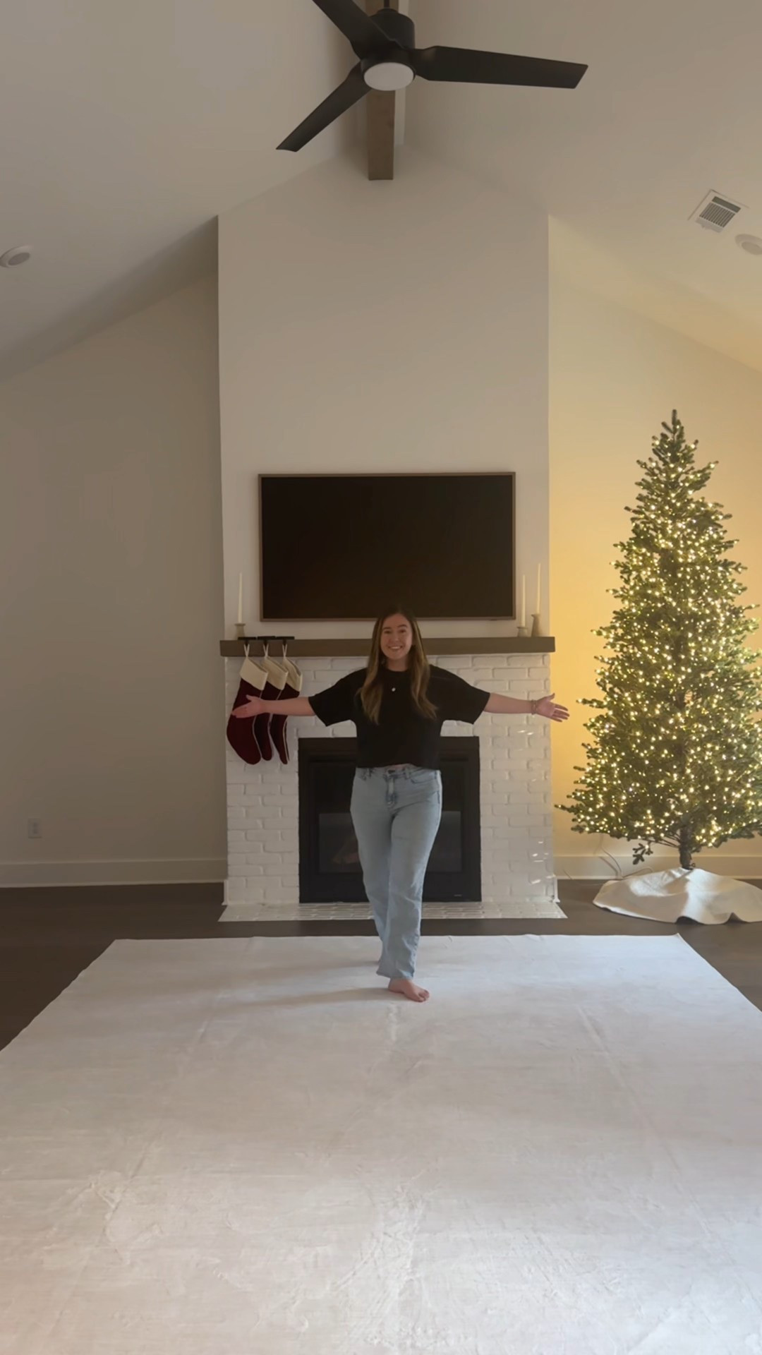 A non-toxic, washable rug that’s spill-proof AND stunning?! Yes, please👏🏼 I am obsessed with my new living room rug and kitchen runner from @rugsway_official! Use code: HH12 for 12 % off sitewide with no minimum spend! They’re both beautiful and functional! These 2-in-1 rug + rug pad rugs are waterproof, slip resistant, and washable for easy living! The integrated non-slip backing keeps the rug in place! Messes are no problem for these rugs! Truly a must have with kids, pets, or high traffic areas! #rugsway #rugswayhome #rugswaycarpet #ad #paidlink 

#LTKHome #LTKCyberWeek #LTKSaleAlert