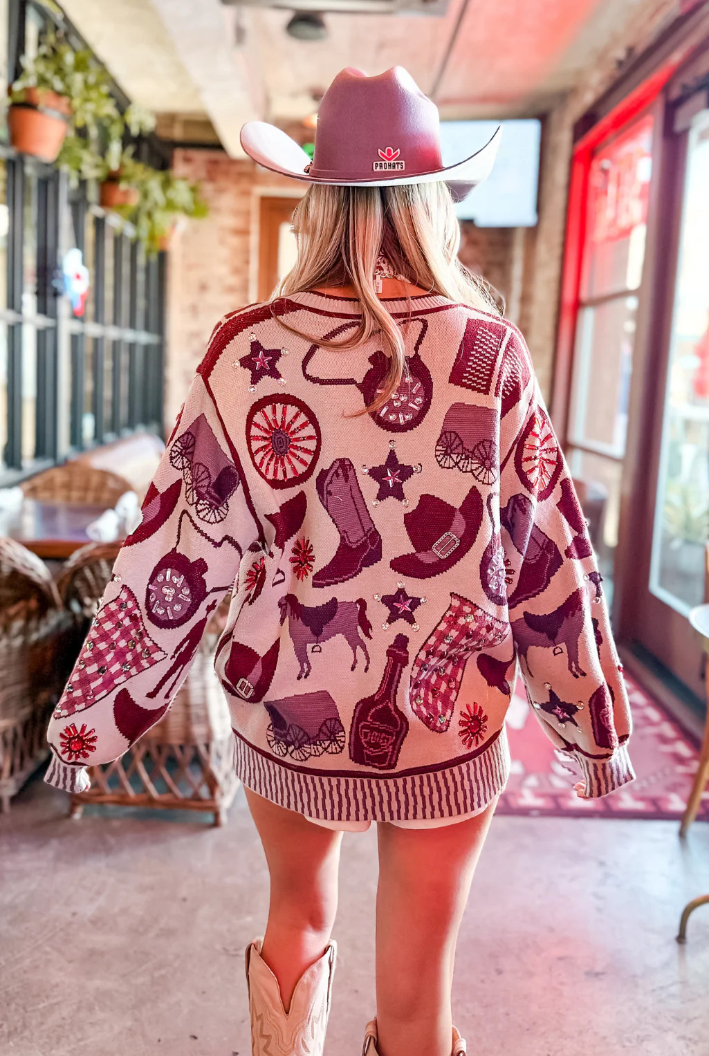 Western Icon Cardigan XSmall | Tucker Brown