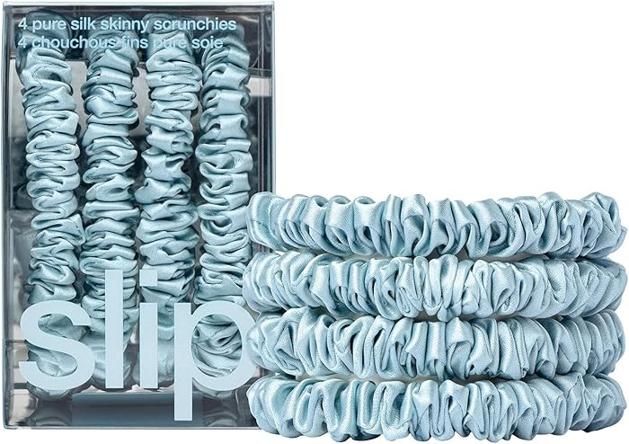 slip Skinny Scrunchies: Anti-Crease, Anti-Breakage Slipsilk™ Design Protects Delicate Hair | In... | Amazon (US)