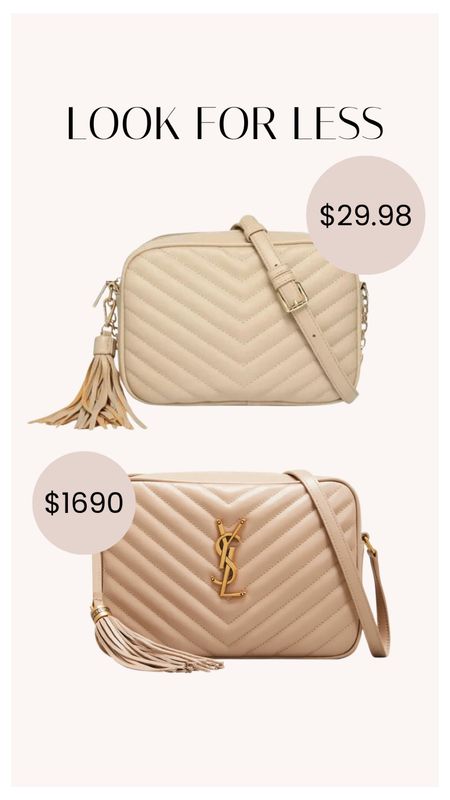 This designer look for less comes in over 10 color options! It’s a great way to try out the style before you splurge or if it’s out of your budget to begin with. I have the saint Laurent Lou camera bag and love it! It’s a great size and has held up great over the years  

#LTKfindsunder50 #LTKitbag