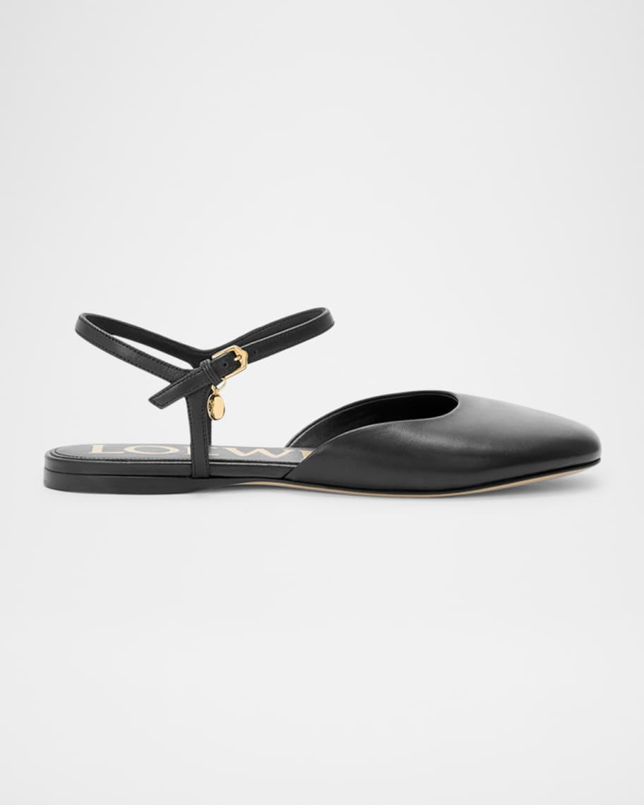 Loewe Toy Ankle-Strap Ballerina Flats | Neiman Marcus