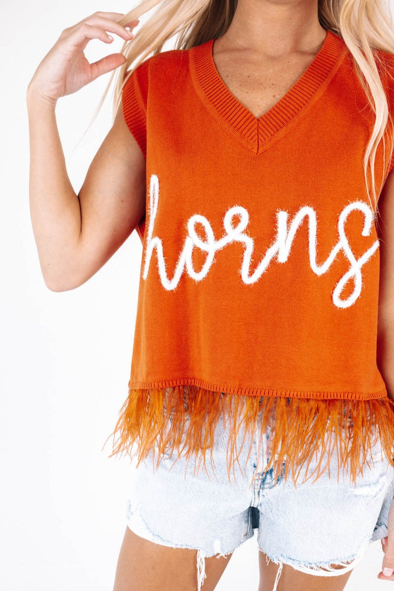 Queen Of Sparkles Sweater Tank - Horns | The Impeccable Pig