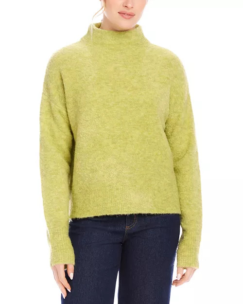 Mock Neck Boucle Sweater | Bloomingdale's (US)