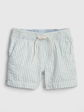 Seersucker Pull-On Shorts | Gap CA
