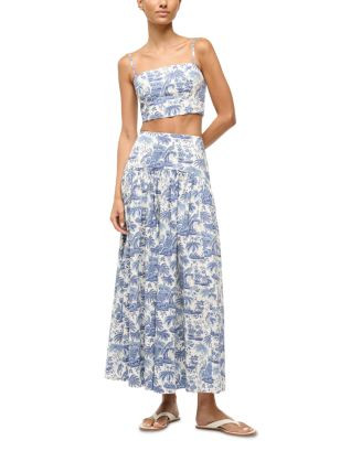 Federico Crop Top & Procida Maxi Skirt | Bloomingdale's (US)