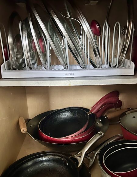 Pots and pans under the counter storage. Keeps kids organized and then you can stack pots and pans. 
Kitchen 
Kitchen organizer 
Organizer 

#LTKfindsunder50 #LTKfindsunder100 #LTKhome
