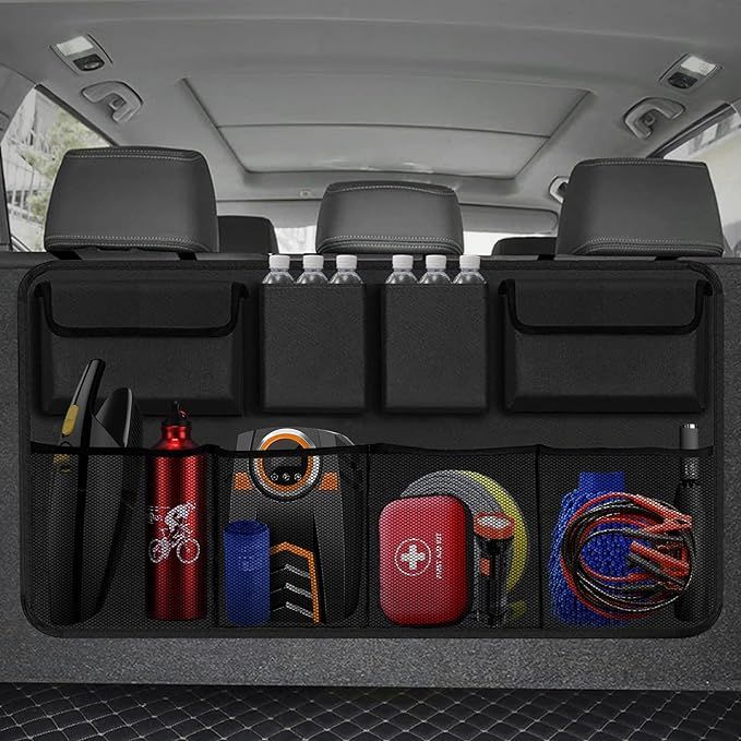 Snuopfy Car Trunk Organizer, Backseat Hanging Organizer with 8 Large Storage Bag Super Capacity -... | Amazon (US)