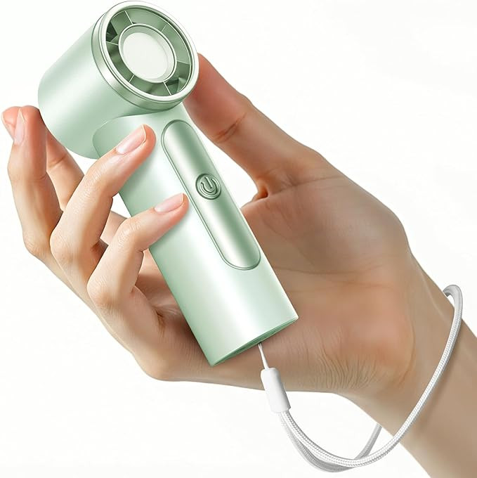 MAGIC JOHN Handheld Fan, USB Rechargeable Portable Fan, High-Speed Motor, Real-Time LED Display, ... | Amazon (US)