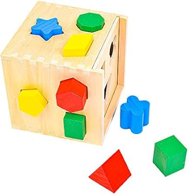 Melissa & Doug Shape Sorting Cube | Amazon (US)