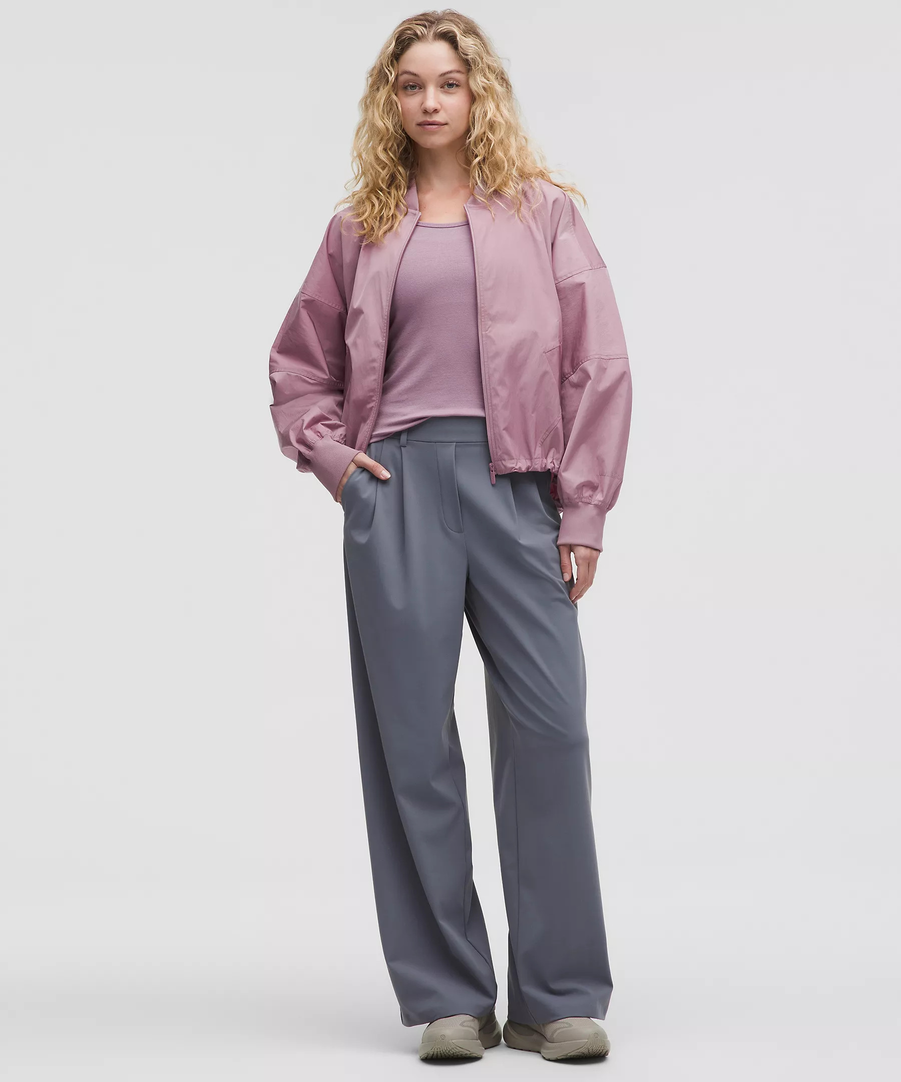 Lightweight Hem-Cinch Bomber Jacket | Lululemon (US)