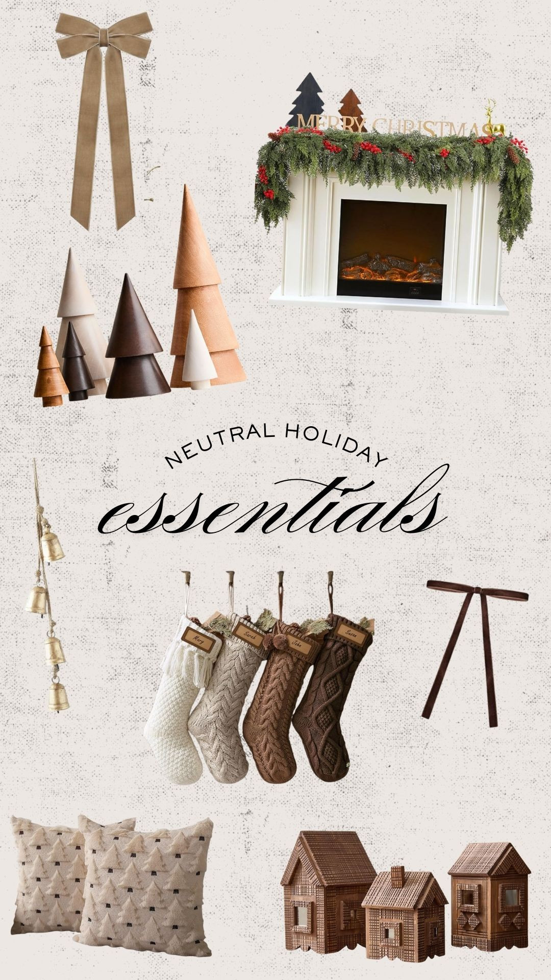 Holiday decor doesn't have to be tacky! Here are some of my favorite neutral holiday essentials!  

 #LTKHoliday #LTKSeasonal #LTKHome