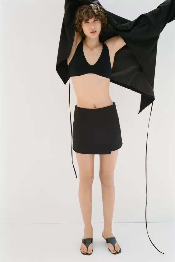 ASYMMETRIC SKORT | Zara US