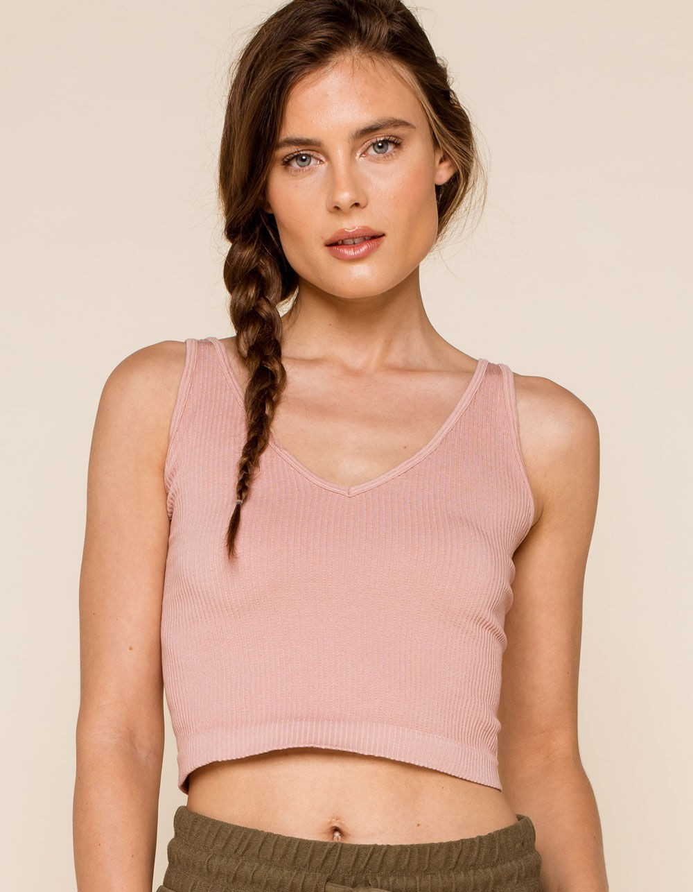 FREE PEOPLE Solid Rib Rose Brami | Tillys