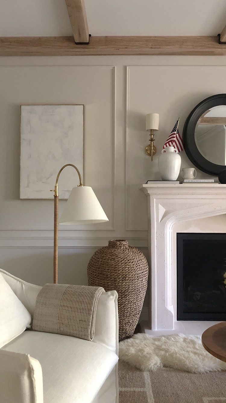 Classic red, white, and blue summer decor...