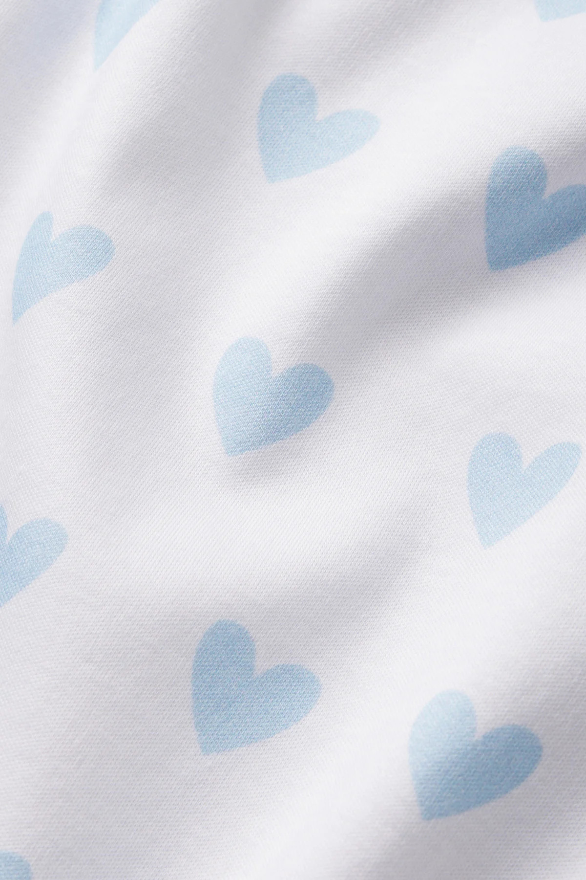 Baby Sleeper in French Blue Heart | Lake Pajamas