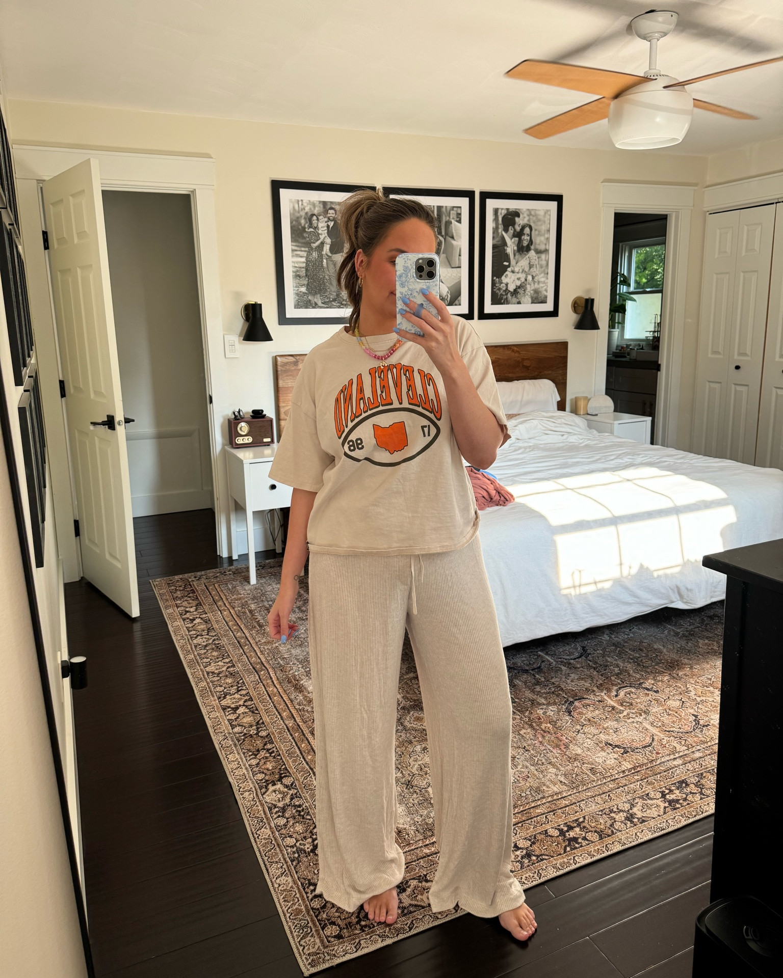 These trending ribbed wide leg pants are everything! SO soft and comfortable! In a large just for extra comfort postpartum 🤍🤍 

Target, viral sweats, ribbbed loungewear 

#LTKFindsUnder50