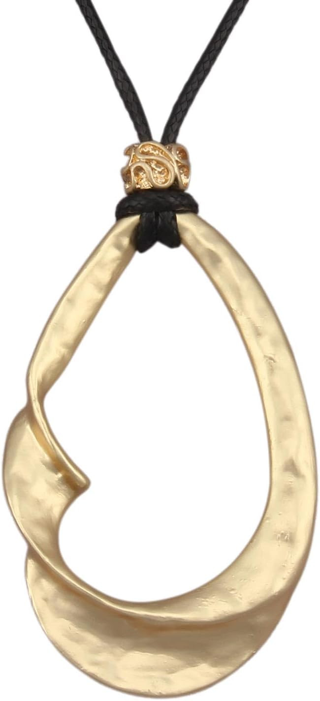 Boho Necklaces for Women Chunky Circle Necklace Bohemian Necklaces | Amazon (US)