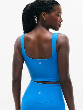 Transcend Square Neck Crop Sports Bra A-C | Athleta
