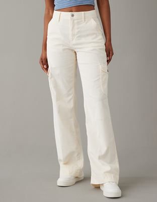 AE Dreamy Drape Stretch Corduroy Super High-Waisted Baggy Wide-Leg Pant | American Eagle Outfitters (US & CA)
