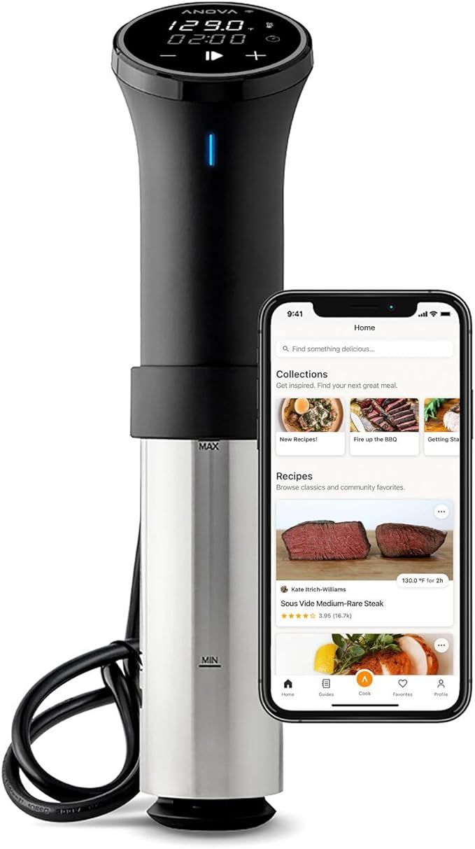 Anova Culinary Sous Vide Precision Cooker 3.0 (WiFi), 1100 Watts | Amazon (US)