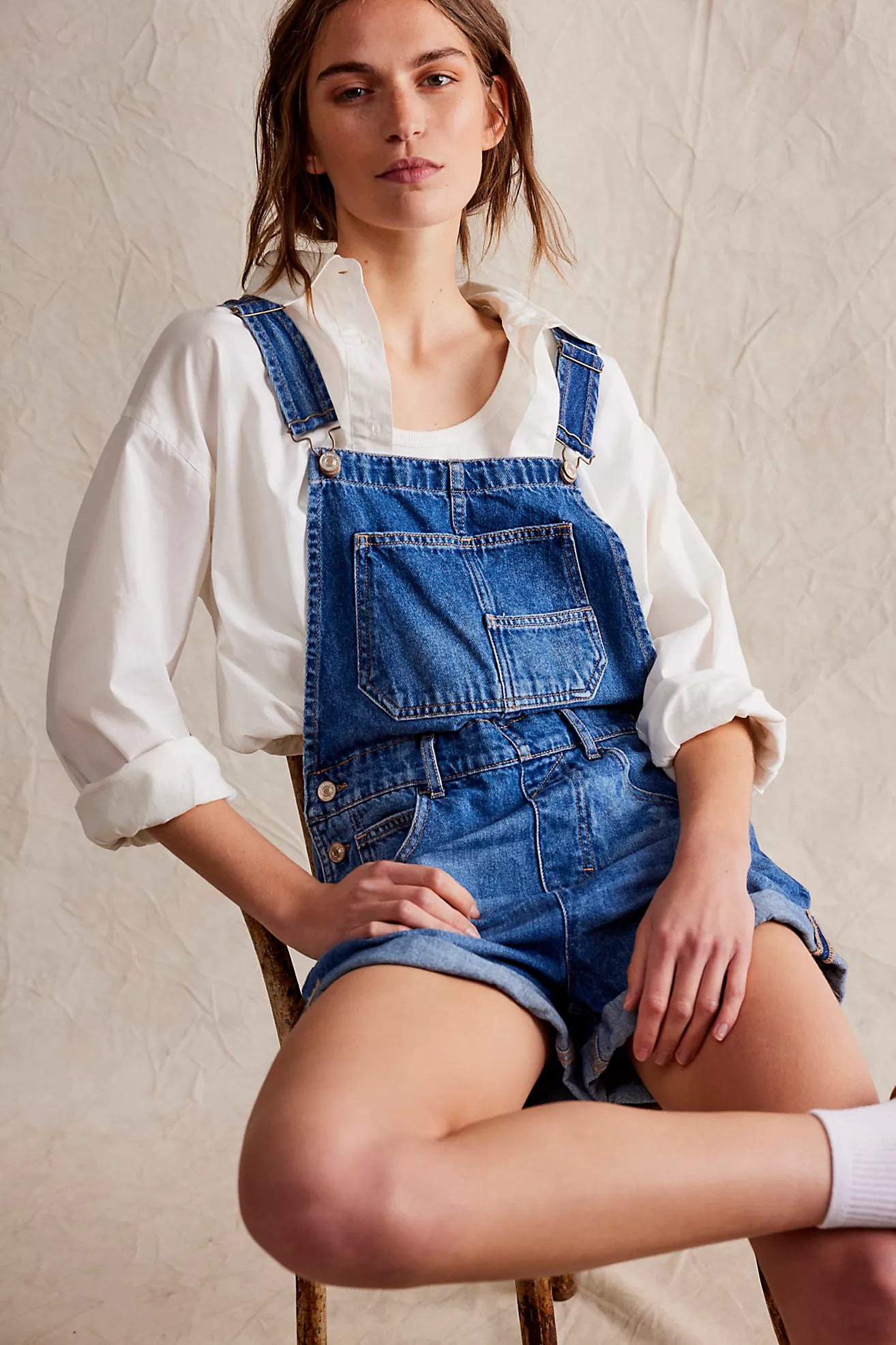We The Free Ziggy Shortalls | Free People (Global - UK&FR Excluded)
