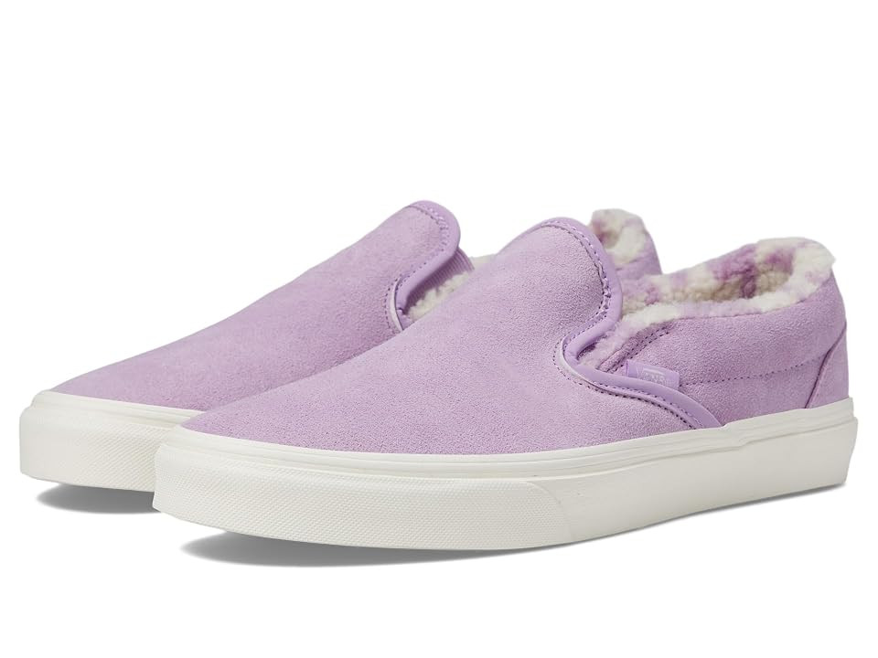 Vans Classic Slip-On (Lavender) Skate Shoes | Zappos