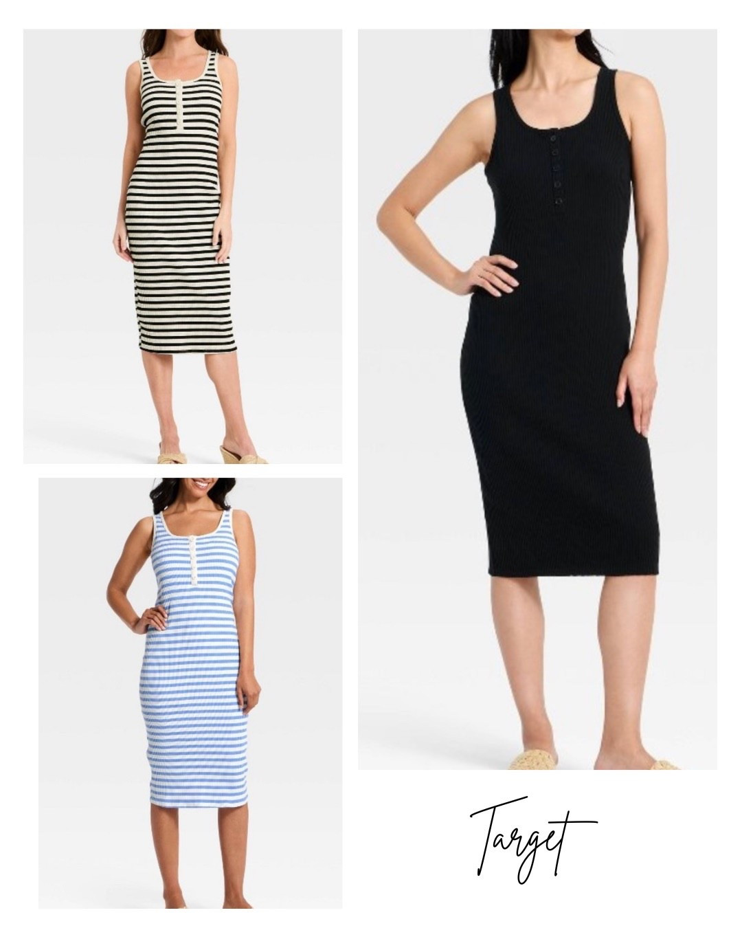 New and on sale at Target!!

Women's Wide Strap Sleeveless Button-Front Midi Bodycon Dress 

Target Style
Spring Dresses

#LTKOver40 #LTKSaleAlert