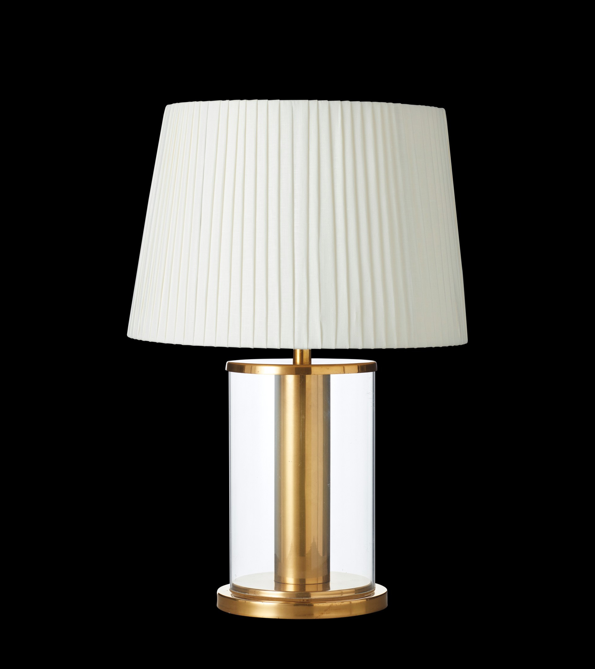 Corlo Table Lamp - Antique Gold/Clear | OKA US