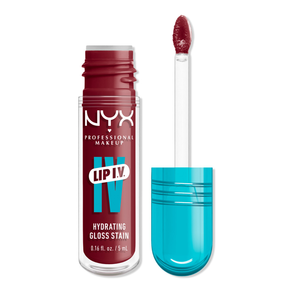 NYX Professional Makeup Lip IV Hydrating Gloss Stain - Blush Rush | Ulta